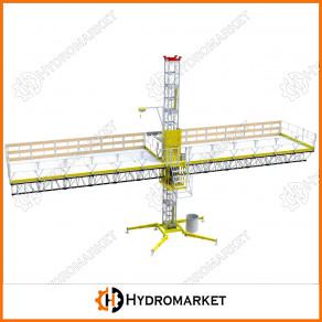 Реечная мачтовая платформа для строительных работ Wuxi 9 м