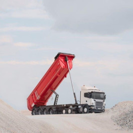 Самоскид напівпричіп Ozgul (демпфер басейну 4 осі)