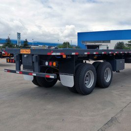 Напівпричіп-платформа для перевезення контейнерів Maxway (20 футів, 2 осі)